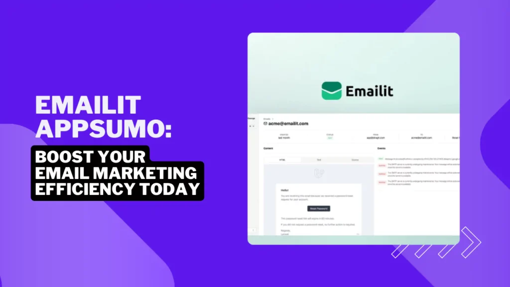 Emailit Appsumo Boost Your Email Marketing Efficiency Today
