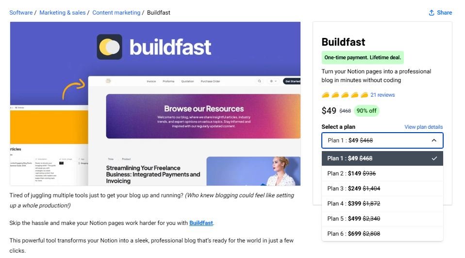 buildfast price
