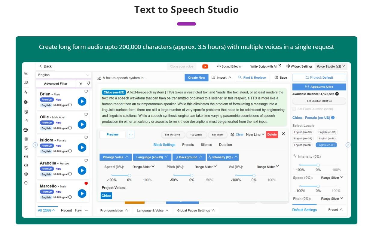 unmixer text to speech studio